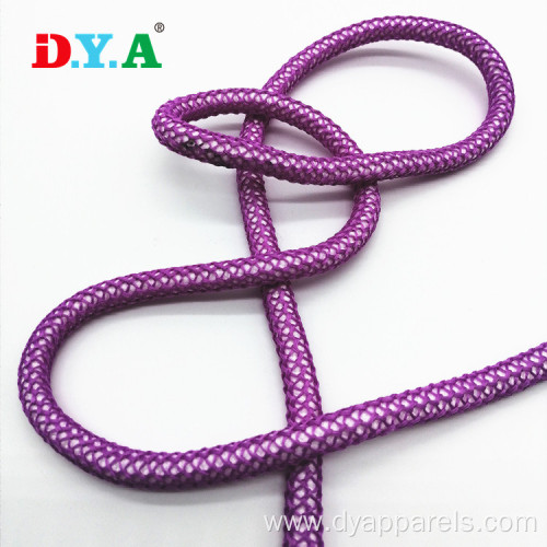 5mm Polyester Mesh Round Drawstrings Cord For Garment